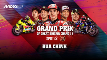 MotoGP 2026 Grand Prix of Great Britain chặng 12 Đua chính