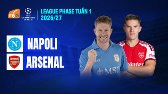Napoli vs Arsenal League Phase tuần 1 UEFA Champions League 2026/27