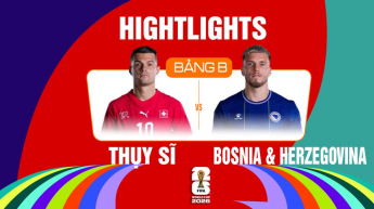 Thụy Sĩ vs Bosnia & Herzegovina Bảng B FIFA World Cup 2026 Highlights