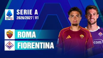 Roma vs Fiorentina Vòng 1 Serie A 2026/27