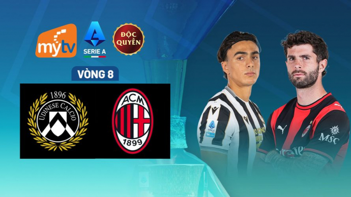 Udinese vs Milan Vòng 8 Serie A 2026/27
