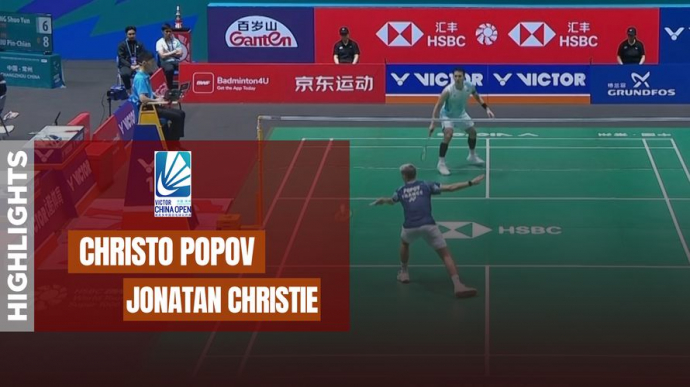 Christo Popov vs Jonatan Christie - China Open 2025
