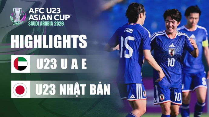 U23 UAE – U23 Nhật Bản U23 Châu Á 2026