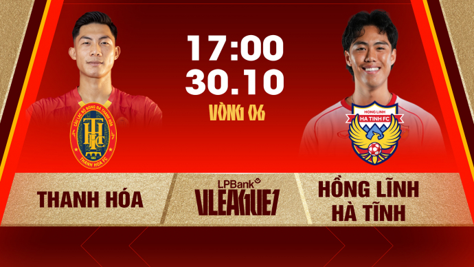 Thanh Hóa vs Hồng Lĩnh Hà Tĩnh Vòng 6 LPBank V.League 1-2026/27