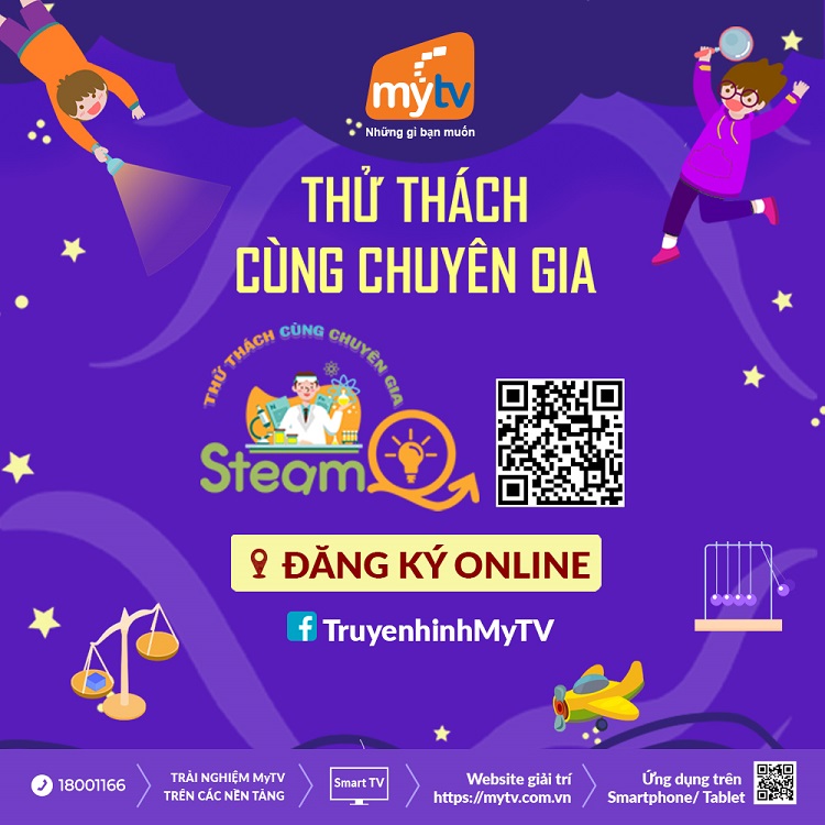 Đăng ký tham gia Gameshow STEAMQ - THỬ THÁCH CÙNG CHUYÊN GIA
