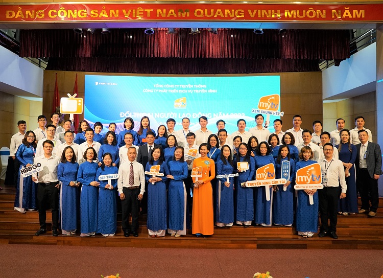 HỘI NGHỊ ĐỐI THOẠI NGƯỜI LAO ĐỘNG 2022 - CÔNG TY PHÁT TRIỂN DỊCH VỤ TRUYỀN HÌNH 