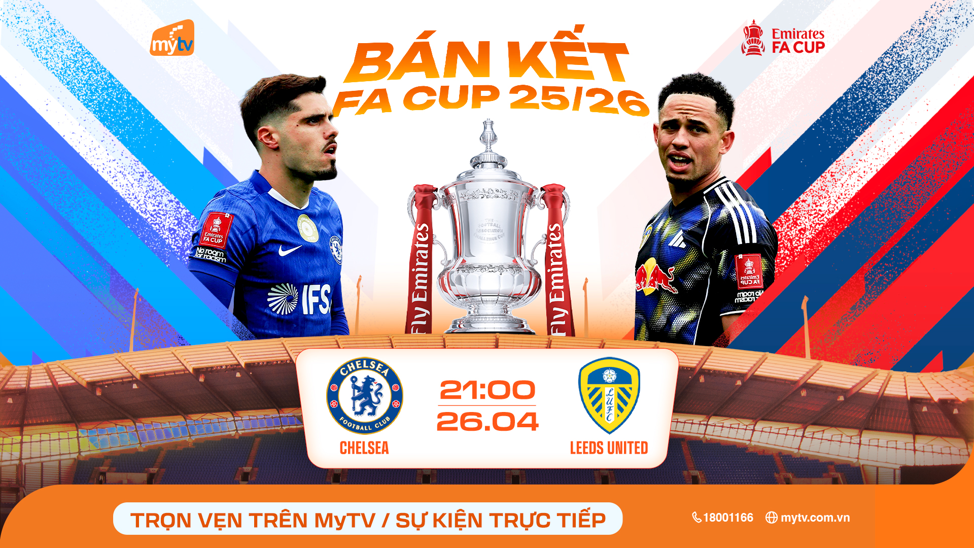 Nhận định Chelsea vs Leeds United, Bán kết FA Cup 2025/26: "Đại chiến hận thù" tại Wembley! 
