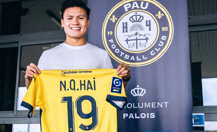 Ligue 2 khởi tranh - Quang Hải chuẩn bị có màn chào sân dưới sắc áo PAU FC