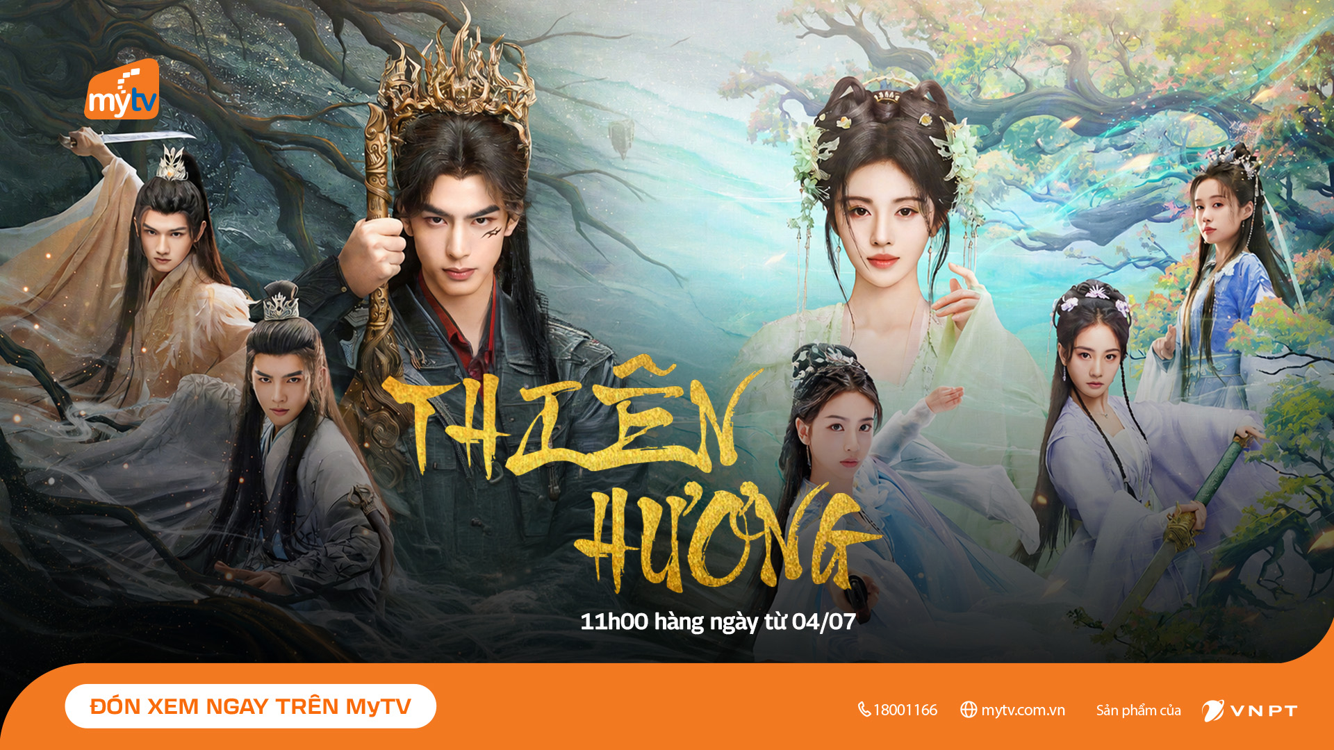 Tống Uy Long và Cúc Tịnh Y nên duyên trong phim tiên hiệp Thiên Hương